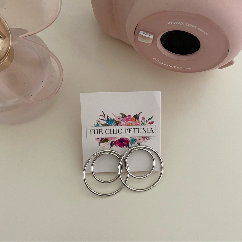 Double Circle Post Earring